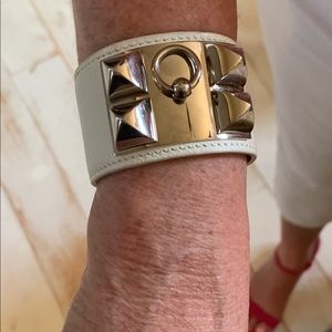 Hermès white CDC bracelet